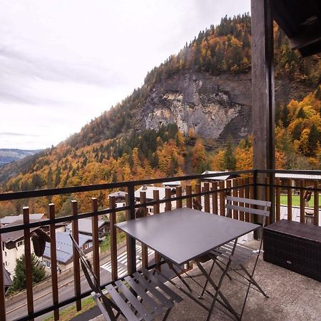 Le Borderan Apartment La Giettaz Bagian luar foto