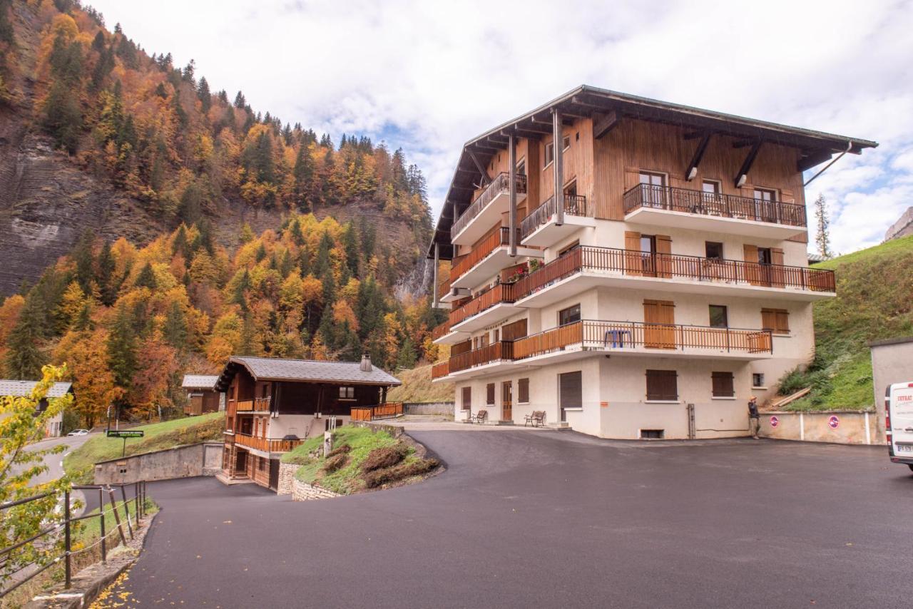 Le Borderan Apartment La Giettaz Bagian luar foto